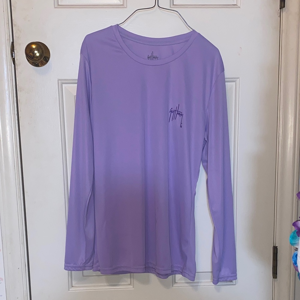 Guy Harvey Lavender Long Sleeve Tee